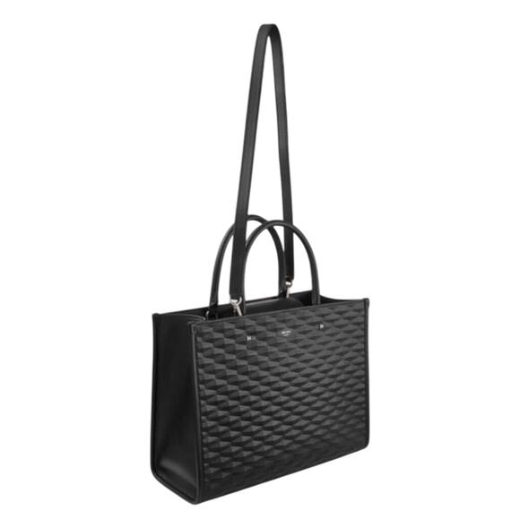 Jimmy Choo The Avenue M Diamond Embossed 3D Calf Skin Leather NEW FULLINCLUSION - Picture 6 of 8